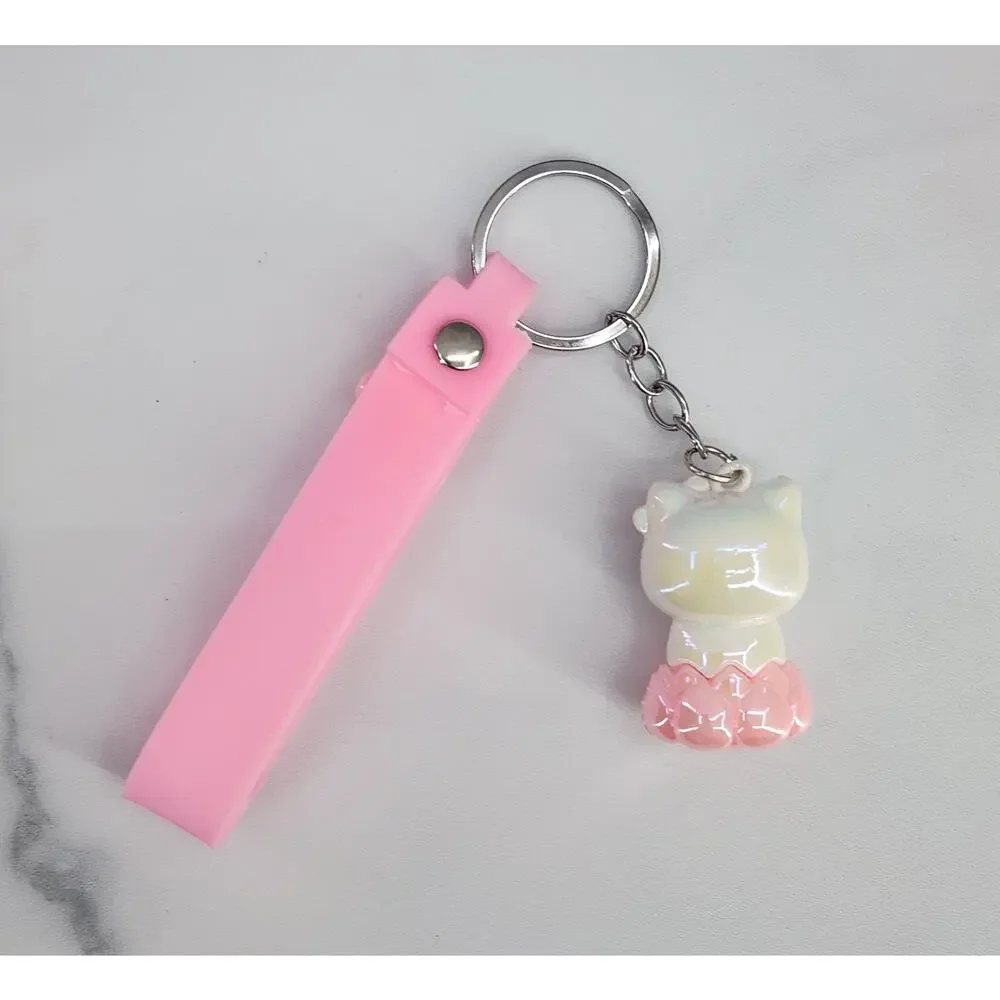 Hello Kitty 3D Figure Keychain & 